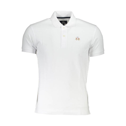 Sleek Slim Fit Polo with Embroidery Detail