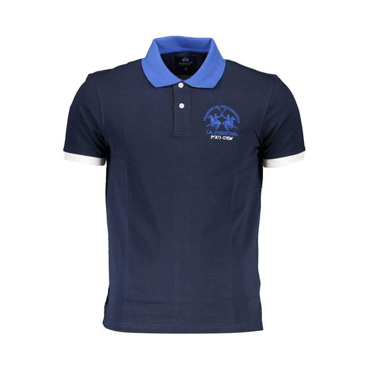 Chic Contrasting Detail Polo Shirt
