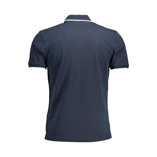 Elegant Contrasting Detail Polo Shirt