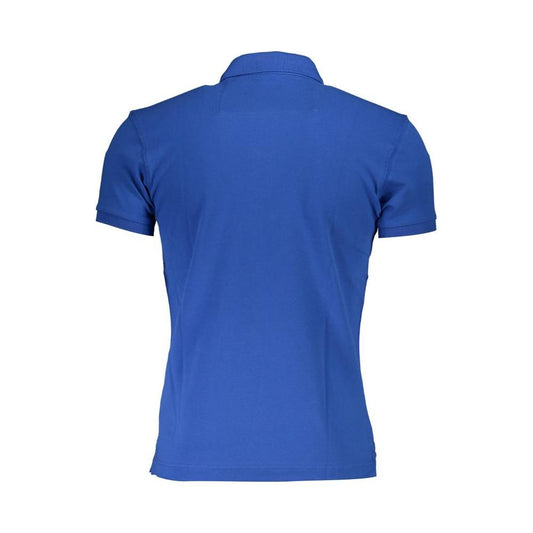 Slim Fit Embroidered Polo with Contrast Details