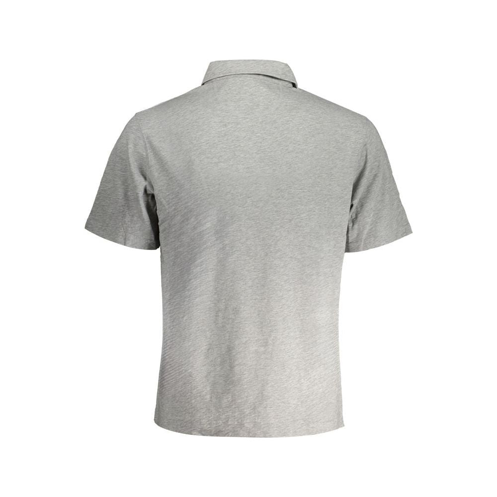 La Martina Gray Cotton Polo Shirt gray-cotton-polo-shirt-7