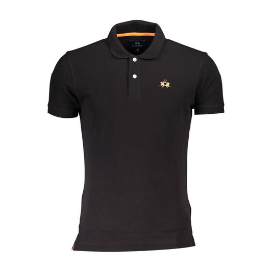 Elegant Slim Fit Polo with Contrasting Details