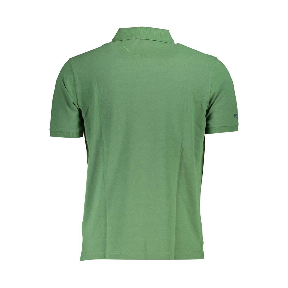 Elegant Green Short-Sleeved Polo