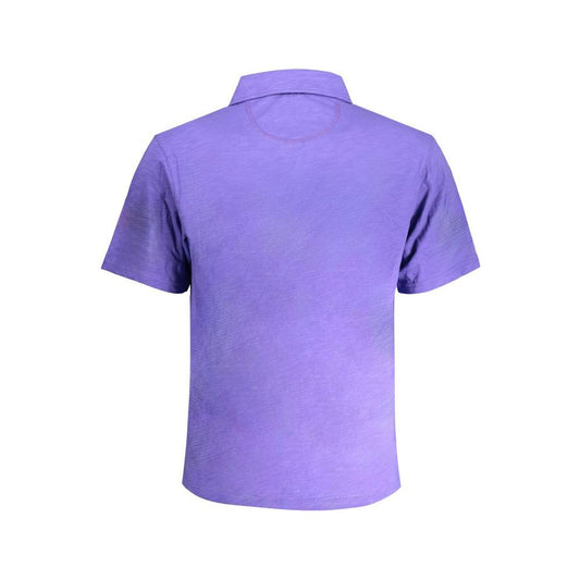 La Martina Purple Cotton Polo Shirt purple-cotton-polo-shirt-2