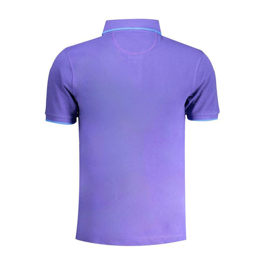 La Martina Purple Cotton Polo Shirt purple-cotton-polo-shirt-4