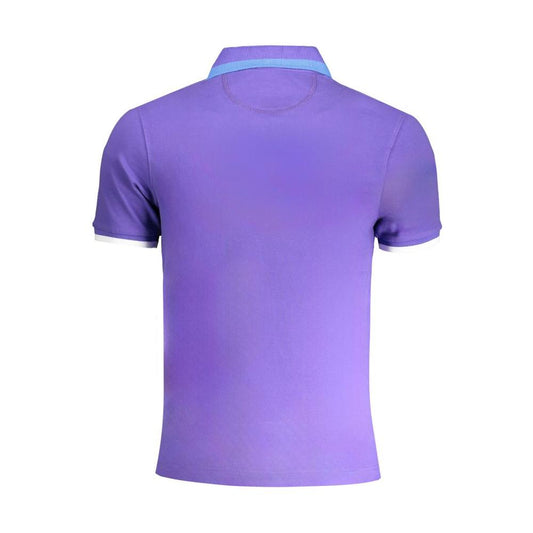 Purple Cotton Polo Shirt