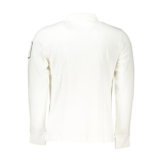 La Martina Elegant Long Sleeved White Polo elegant-long-sleeved-white-polo