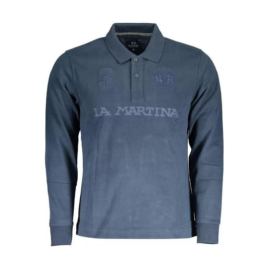 La Martina Elegant Long Sleeve Men's Polo Shirt elegant-long-sleeve-mens-polo-shirt