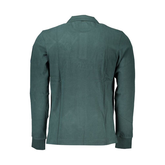 La Martina Classic Green Polo Shirt with Embroidery Detail classic-green-polo-shirt-with-embroidery-detail