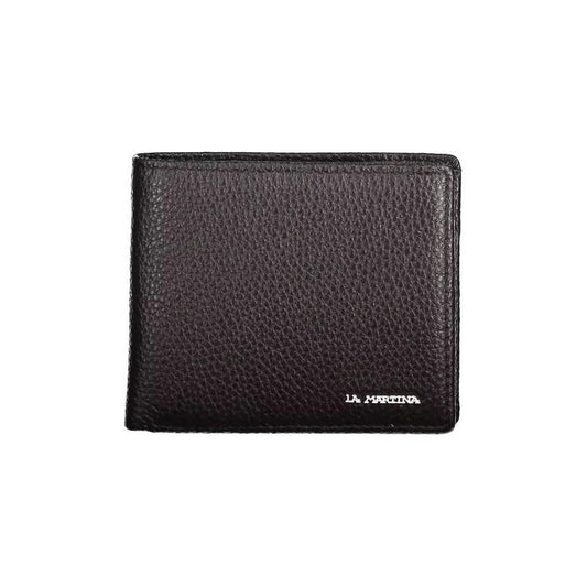 La Martina Elegant Leather Bifold Wallet with Coin Purse elegant-leather-bifold-wallet-with-coin-purse