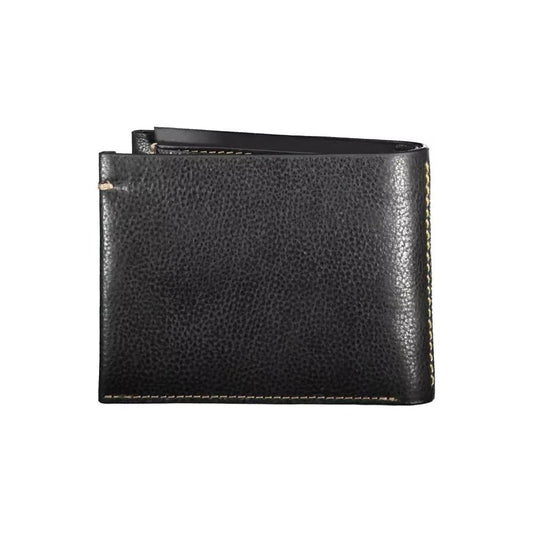 La Martina | Sleek Black Leather Wallet for the Modern Man| McRichard Designer Brands   