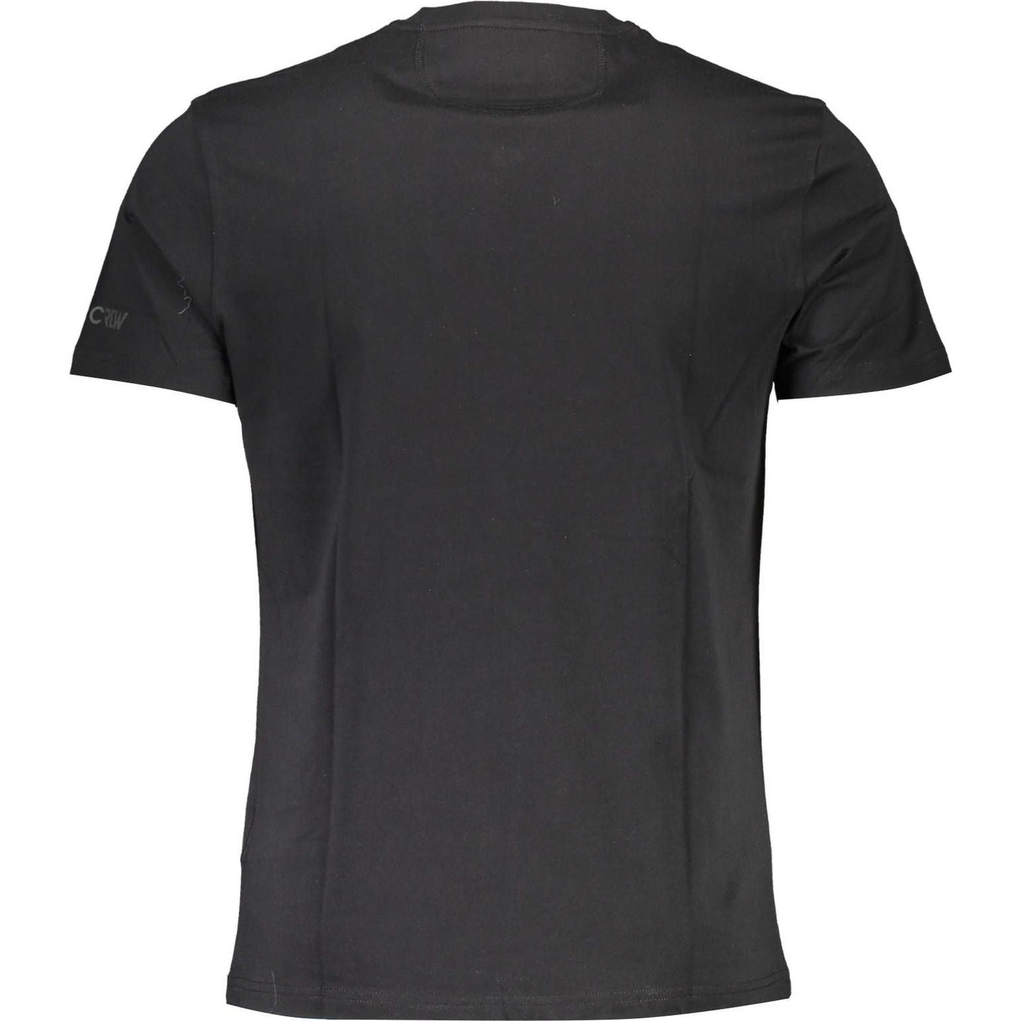 La Martina Elegant Embroidered Logo Black T-Shirt elegant-embroidered-logo-black-t-shirt
