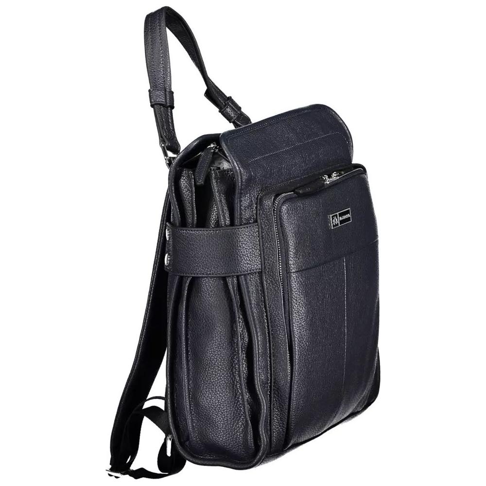La Martina | Chic Blue Urban Backpack with Laptop Sleeve| McRichard Designer Brands   