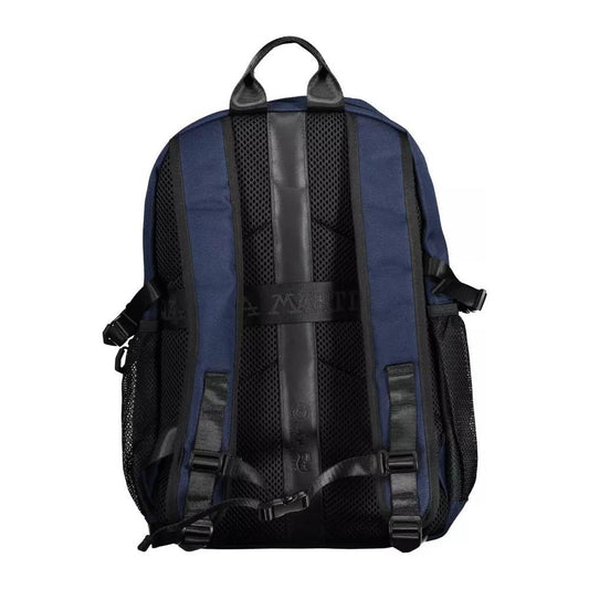 La Martina Elegant Blue Contrast Detail Backpack elegant-blue-contrast-detail-backpack