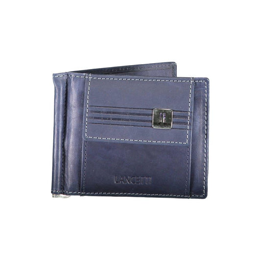Lancetti Blue Leather Wallet blue-leather-wallet-1