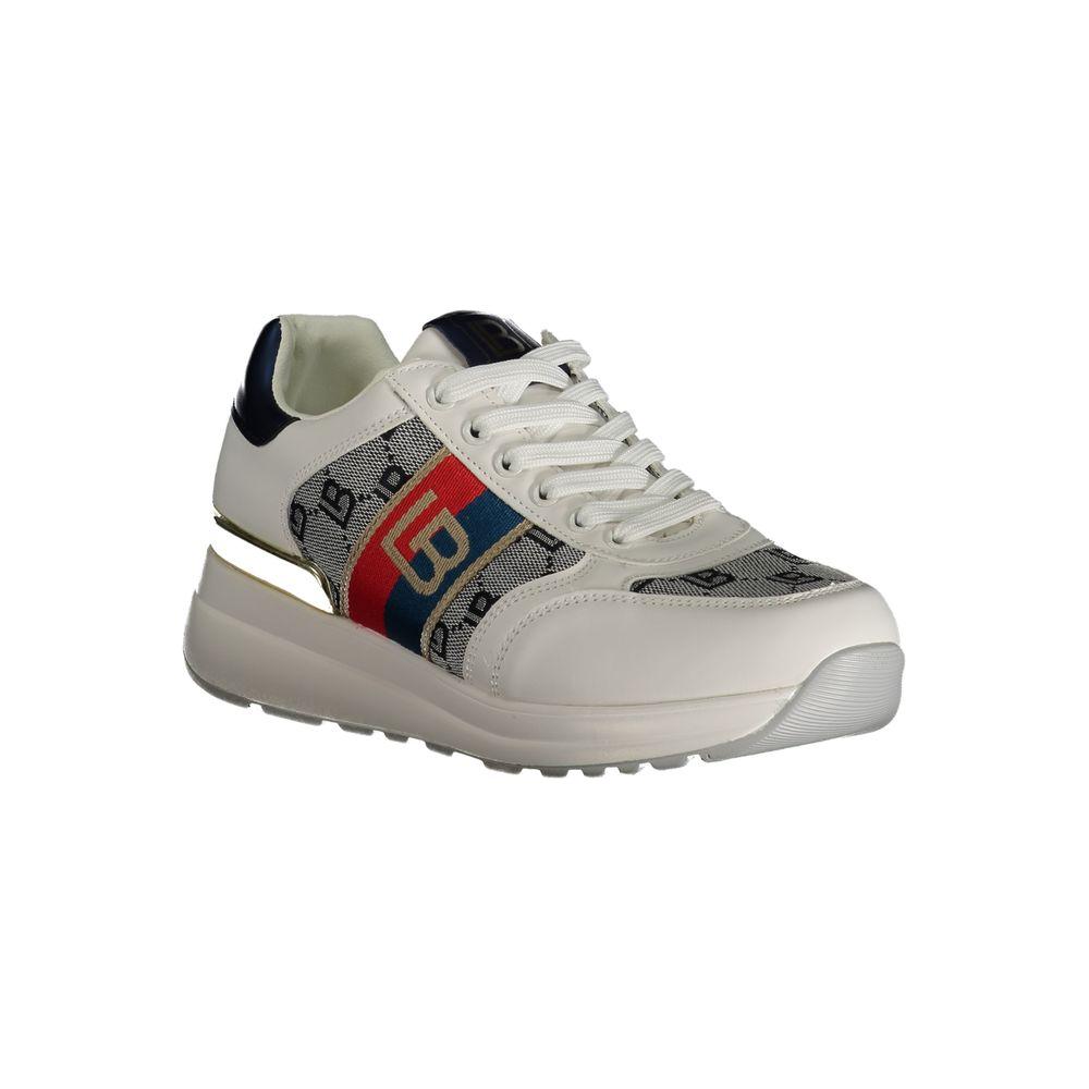 Laura Biagiotti White Polyester Sneaker white-polyester-sneaker-30