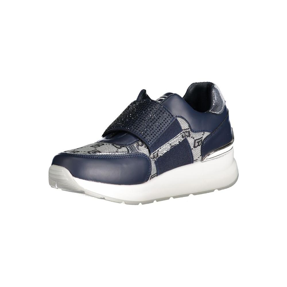 Laura Biagiotti Blue Polyester Sneaker blue-polyester-sneaker-17