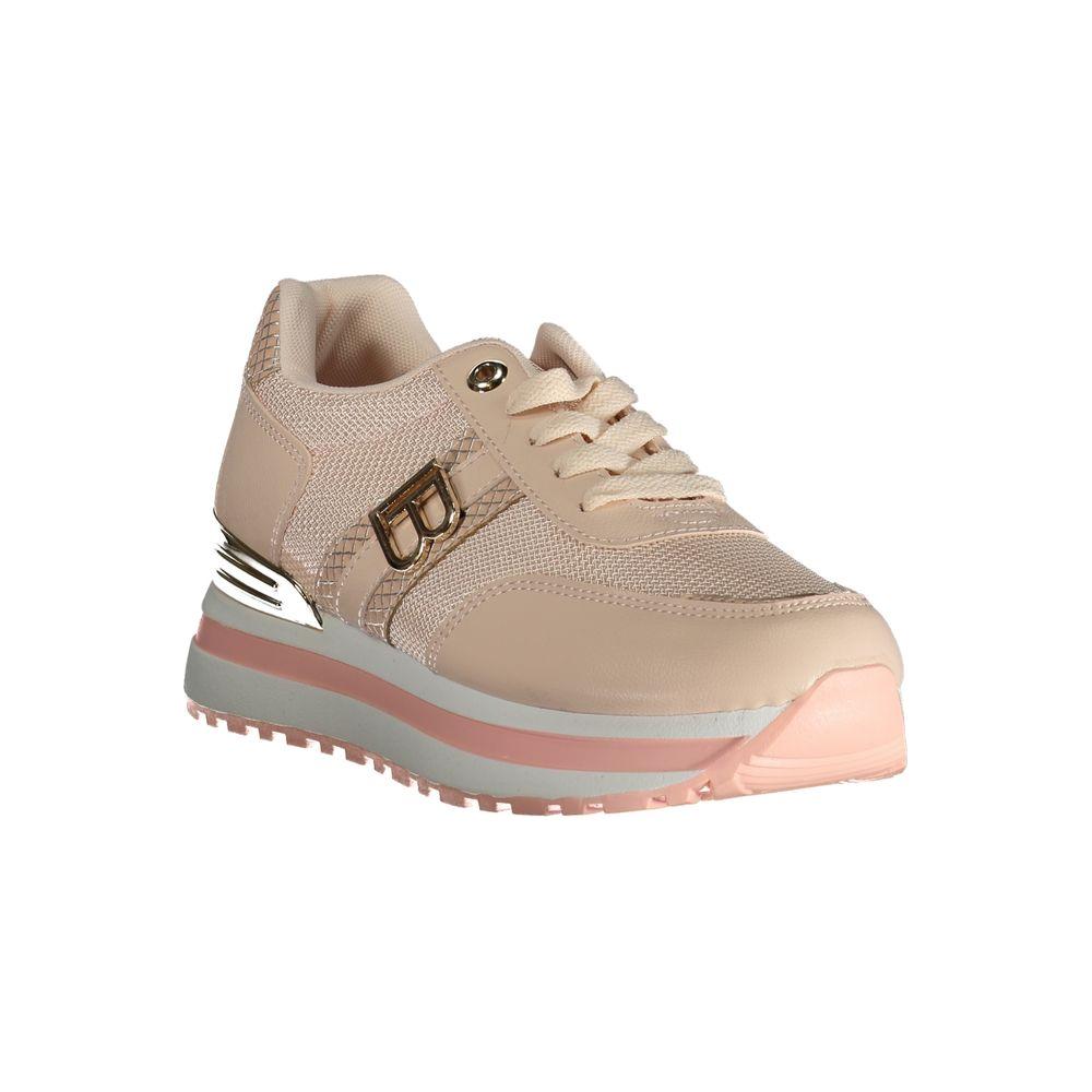 Laura Biagiotti Pink Polyester Sneaker pink-polyester-sneaker-1