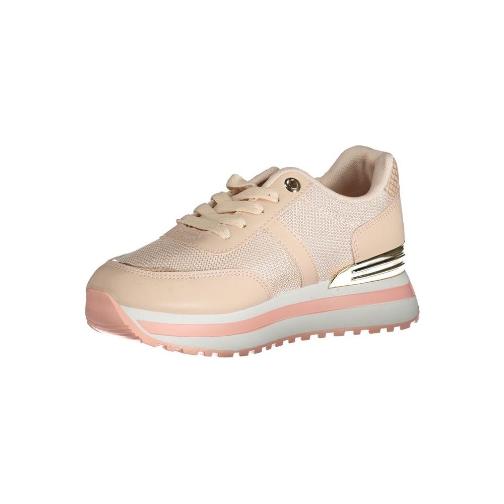 Laura Biagiotti Pink Polyester Sneaker pink-polyester-sneaker-1