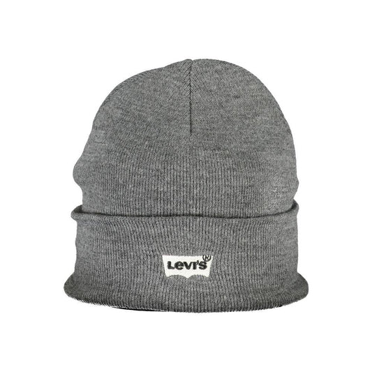 Levi's Gray Acrylic Hats & Cap gray-acrylic-hats-cap-2