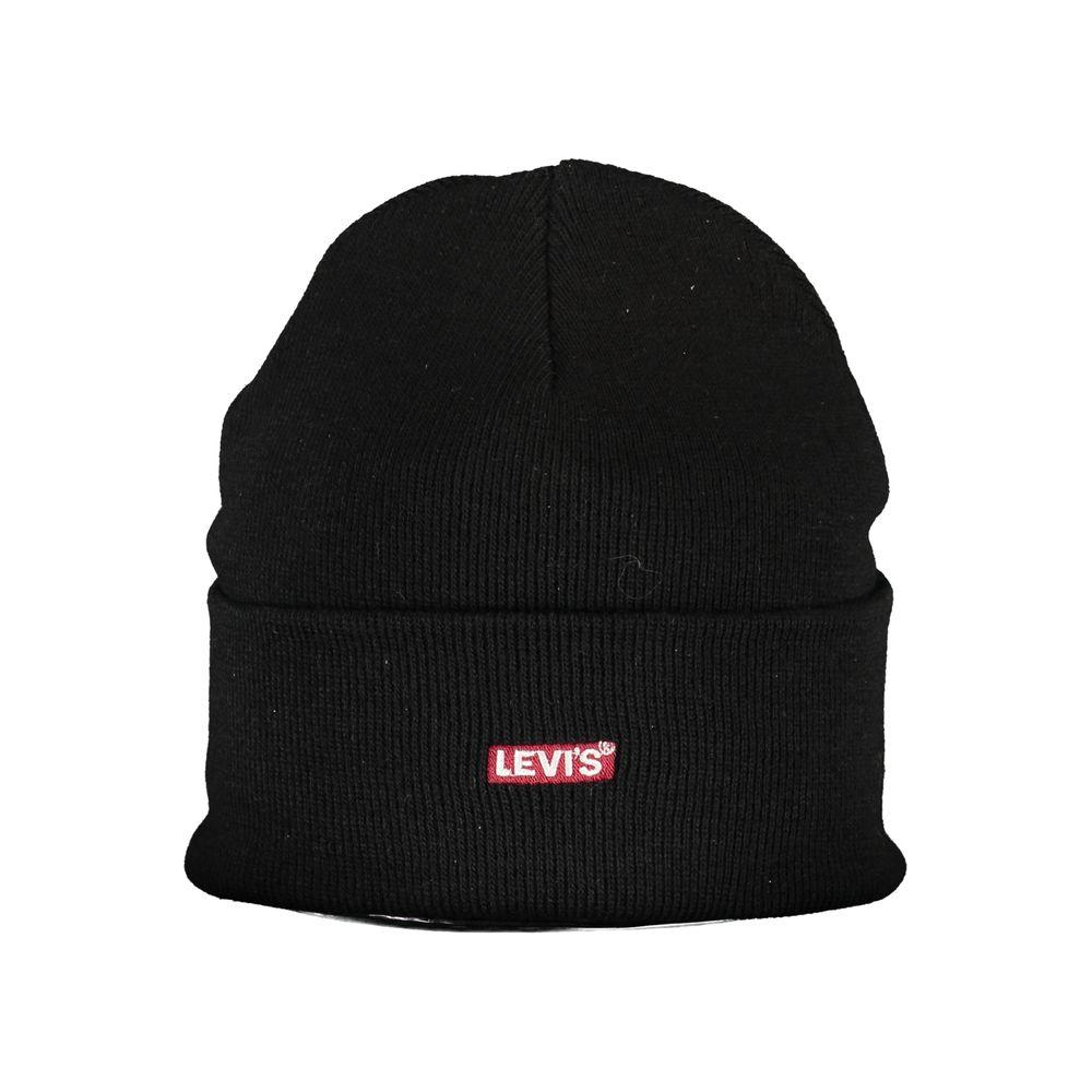 Levi's Black Acrylic Hats & Cap black-acrylic-hats-cap-5