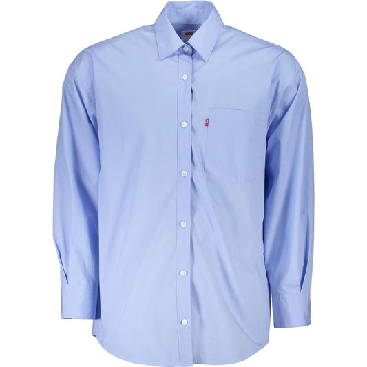Elegant Light Blue Long-Sleeved Shirt Levi's