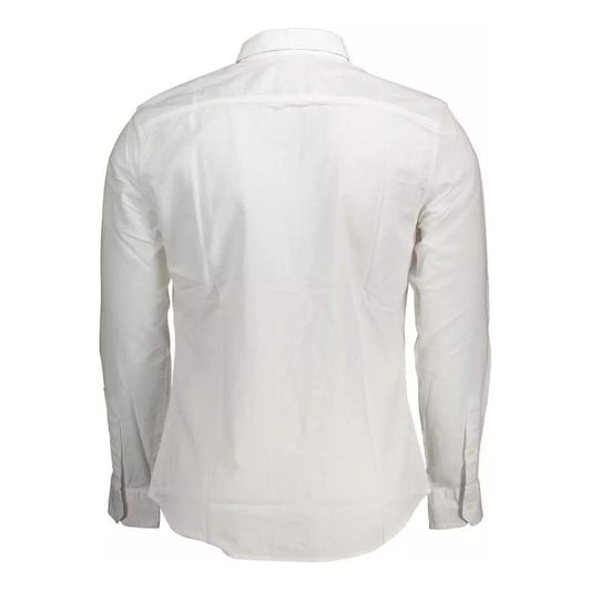 Levi's | Elegant White Slim-Fit Button-Down Shirt| McRichard Designer Brands   