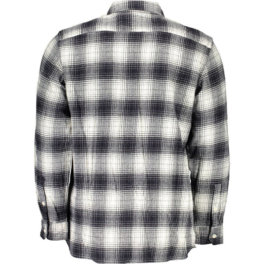 Levi's | Sleek Black Cotton Long Sleeve Men's Shirt| McRichard Designer Brands   