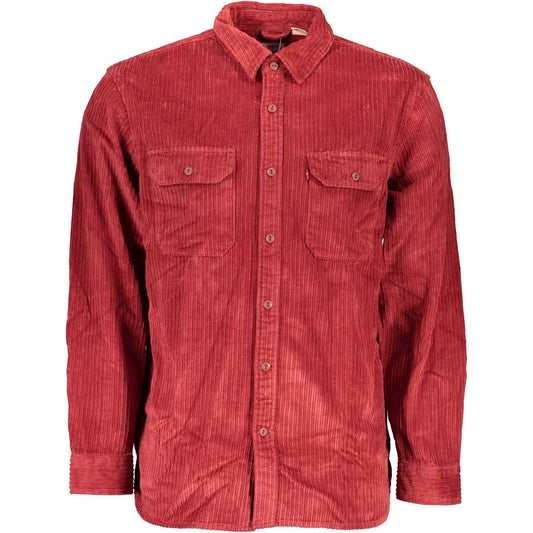 Levi's | Classic Pink Long Sleeve Cotton Shirt| McRichard Designer Brands   