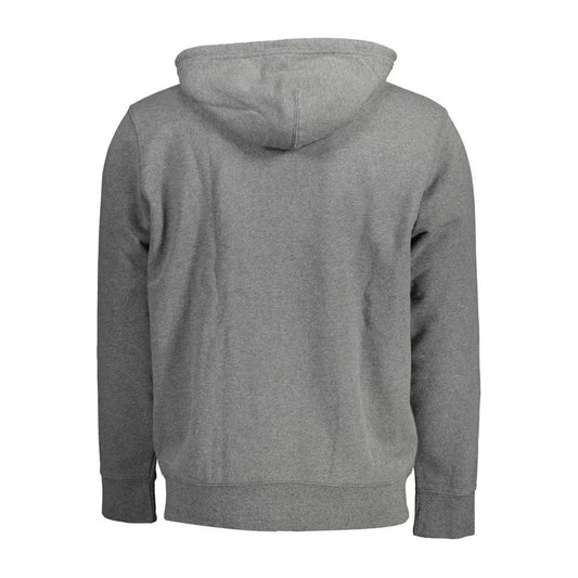 Levi's Classic Gray Zip Hoodie with Logo classic-gray-zip-hoodie-with-logo