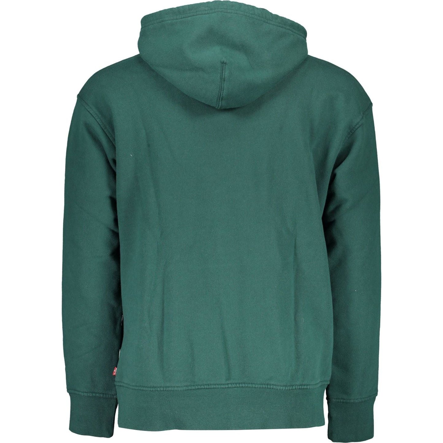 Levi's Chic Green Hooded Cotton Sweatshirt chic-green-hooded-cotton-sweatshirt