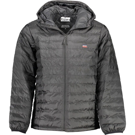 Levi's Sleek Hooded Casual Jacket in Jet Black sleek-hooded-casual-jacket-in-jet-black