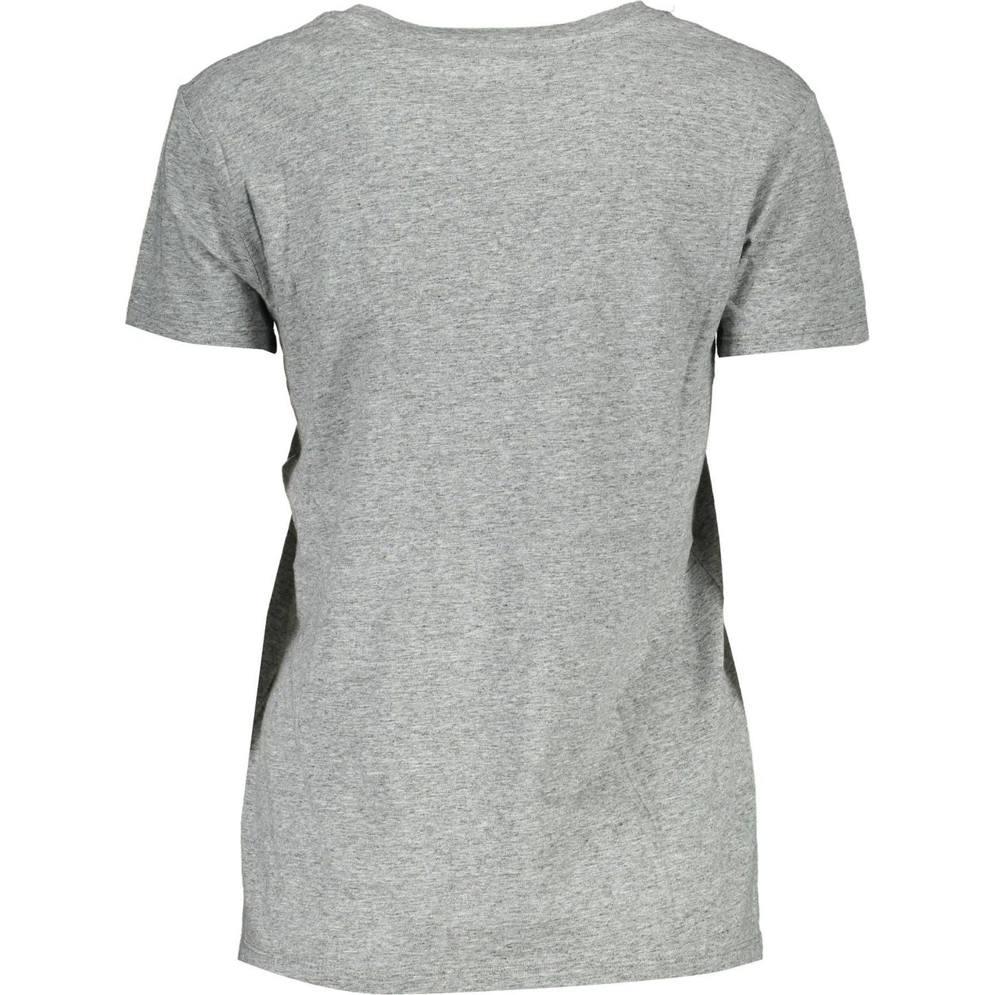 Levi's Chic Gray Printed Logo Cotton Tee for Women chic-gray-printed-logo-cotton-tee-for-women