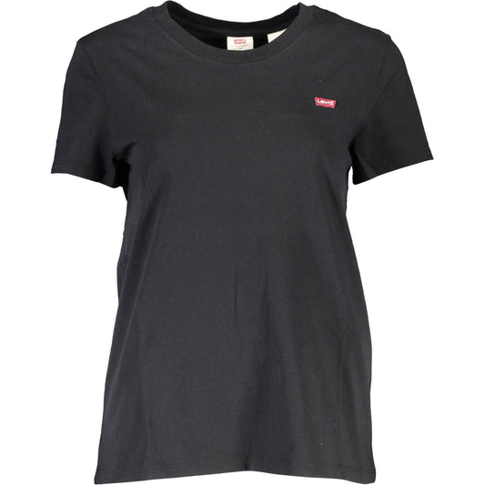 Levi's Chic Black Logo Tee for Everyday Elegance chic-black-logo-tee-for-everyday-elegance