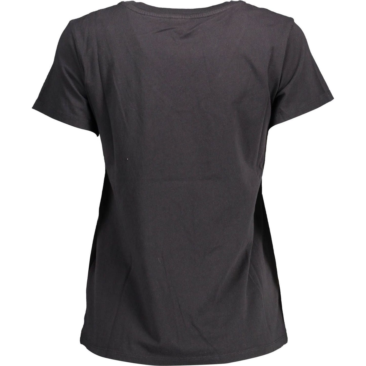 Levi's Chic V-Neck Cotton Tee with Emblematic Appeal chic-v-neck-cotton-tee-with-emblematic-appeal