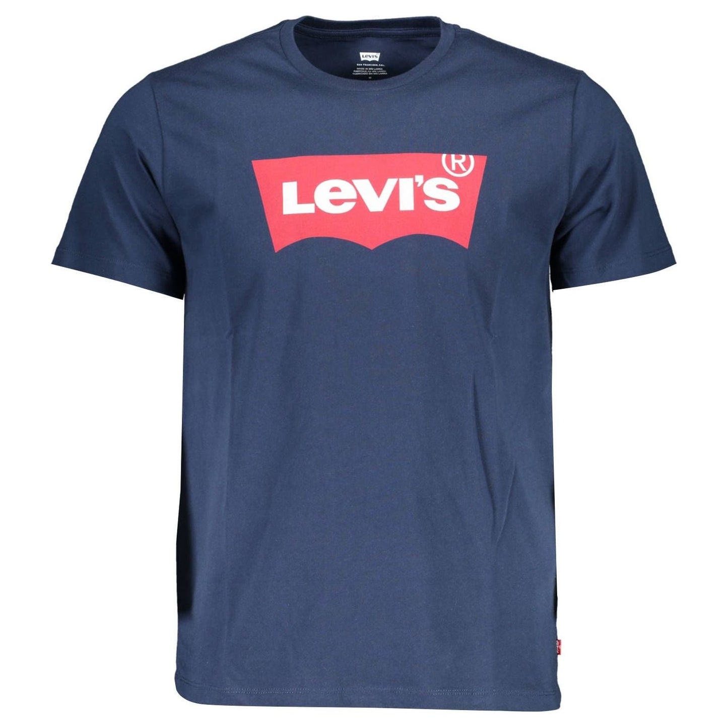Levi's Classic Crew Neck Blue Tee with Logo classic-crew-neck-blue-tee-with-logo