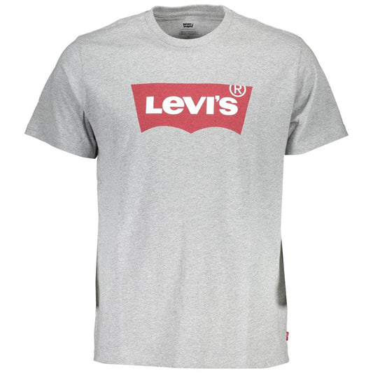 Levi's Sleek Gray Crew Neck Logo Tee sleek-gray-crew-neck-logo-tee-1