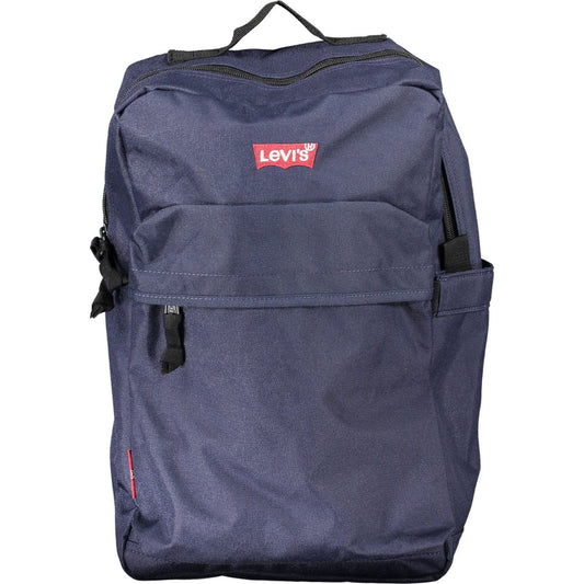 Levi's Chic Blue Urban Backpack with Embroidered Logo chic-blue-urban-backpack-with-embroidered-logo