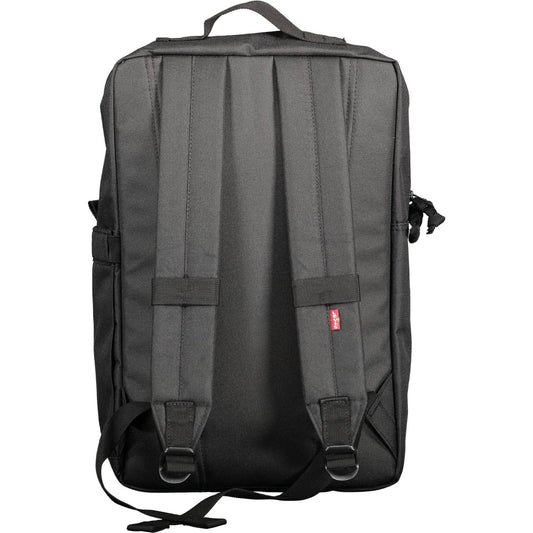 Levi's Eco-Friendly Sleek Black Backpack eco-friendly-sleek-black-backpack