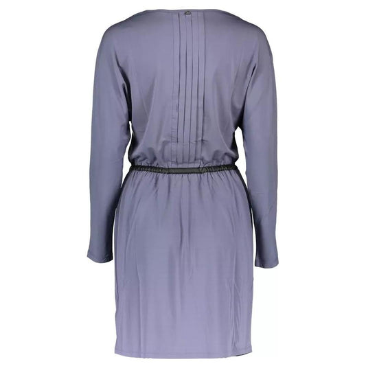 Liu Jo Elegant V-Neck Short Dress with Contrasting Details elegant-v-neck-short-dress-with-contrasting-details