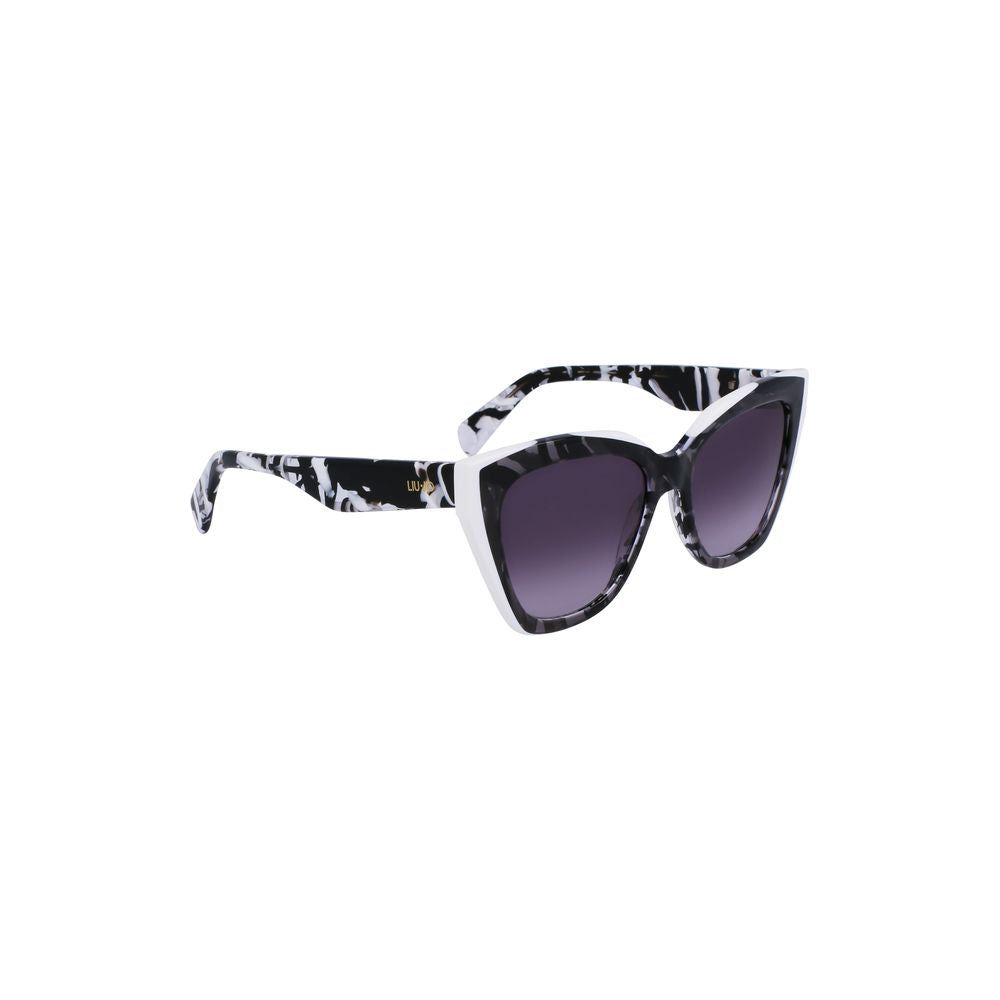 Liu Jo White Acetate Sunglasses white-acetate-sunglasses-3