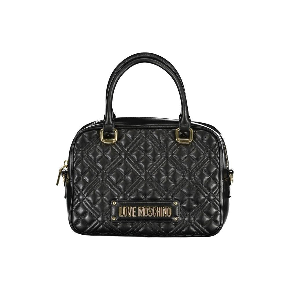 Love Moschino Black Polyethylene Handbag black-polyethylene-handbag-112