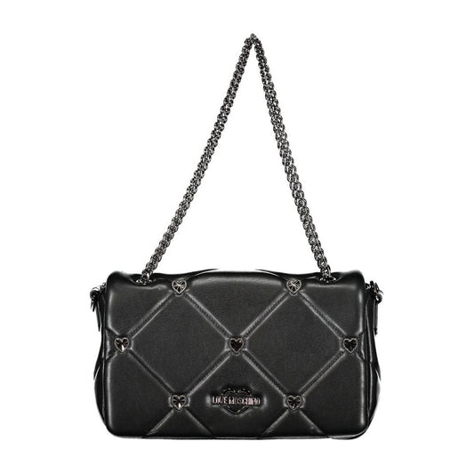 Love Moschino Black Polyethylene Handbag black-polyethylene-handbag-76