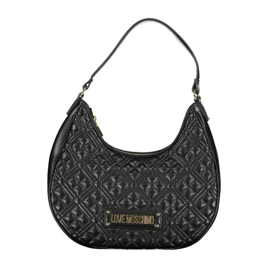 Love Moschino Black Polyethylene Handbag black-polyethylene-handbag-68
