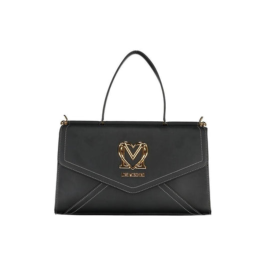 Love Moschino Black Polyethylene Handbag black-polyethylene-handbag-67