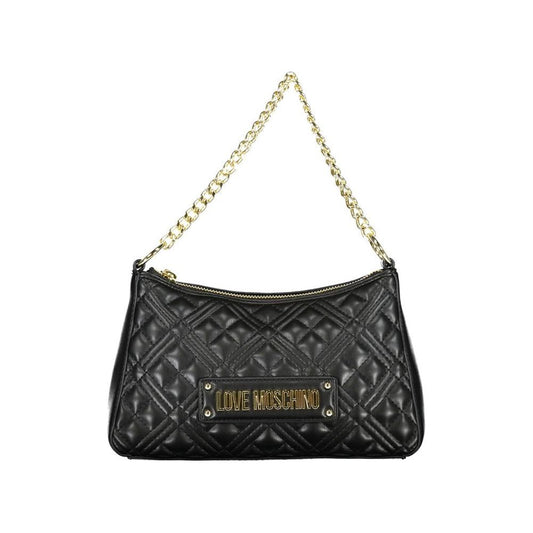 Love Moschino | Black Polyethylene Handbag| McRichard Designer Brands   