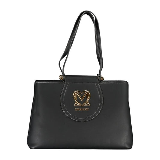 Love Moschino Black Polyethylene Handbag black-polyethylene-handbag-73
