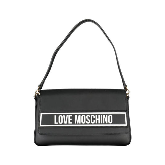 Love Moschino Black Polyethylene Handbag black-polyethylene-handbag-74