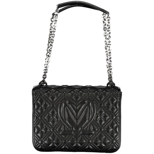 Love Moschino Black Polyethylene Handbag black-polyethylene-handbag-69