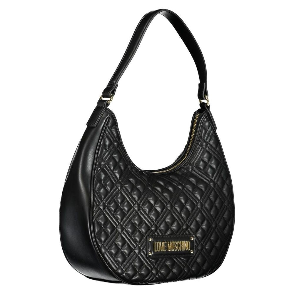 Love Moschino Black Polyethylene Handbag black-polyethylene-handbag-68